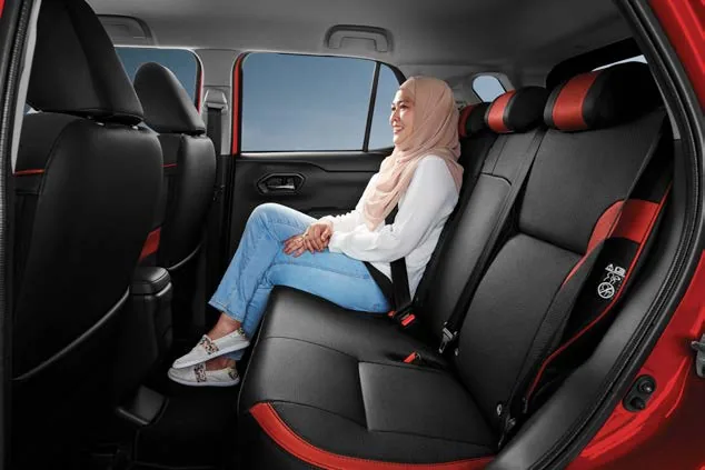 Perodua Ativa 2026 tempat duduk belakang